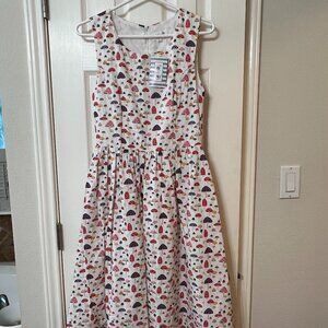 Tulip Cotton Mushroom Sundress NWT